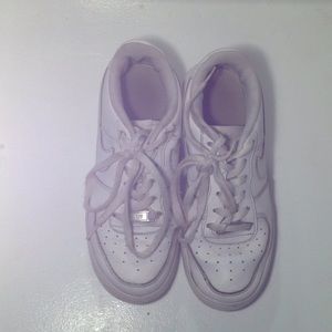 Slightly worn down Air Force 1's